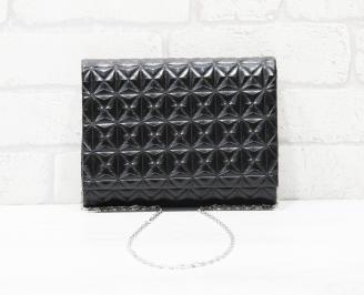 Абитуриентска чанта еко кожа черна QOJX-25783
