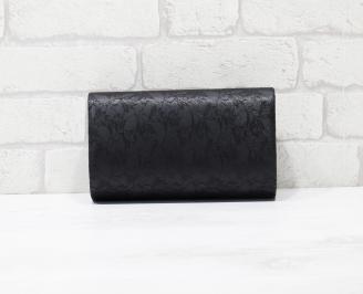Абитуриентска чанта еко кожа/дантела черна ISVY-25895
