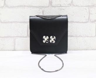 Абитуриентска чанта еко кожа черна QDWR-26630
