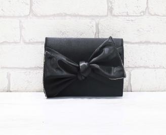 Абитуриентска чанта сатен черна ABBS-26610