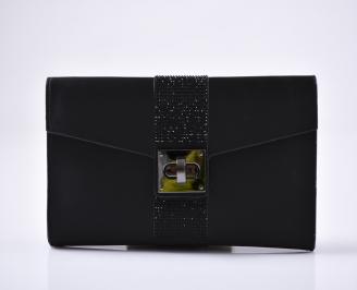 Абитуриентска чанта сатен черна ZLNK-26614