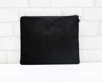 Абитуриентска чанта велур черна ACYE-26649