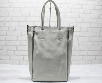 Дамска чанта еко кожа бежова JDHI-23660
