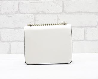 Дамска чанта еко кожа бежова SJFX-26350