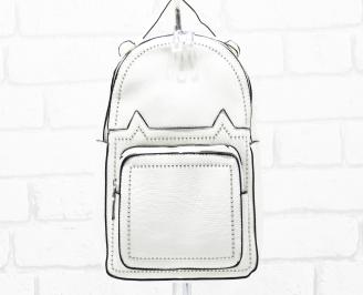 Дамска раница еко кожа бежова OVYT-26250