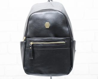 Дамска раница еко кожа черна XKJP-26318