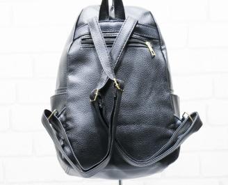 Дамска раница еко кожа черна XKJP-26318