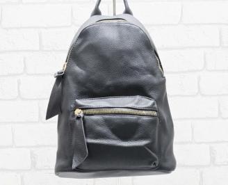 Дамска раница еко кожа черна DRBH-26407