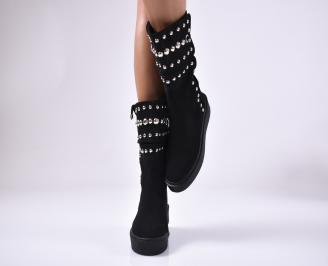 Дамски ежедневни боти черни MQKK-1014400