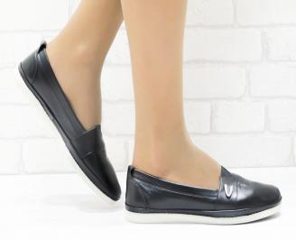 Дамски  обувки  черни естествена кожа GHRS-25333