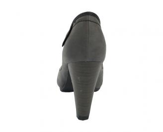 Дамски обувки еко кожа сиви ABNC-10550