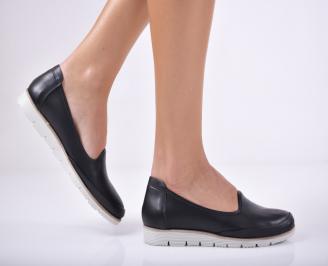 Дамски  обувки естествена кожа черни IFDG-1011699