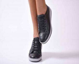 Дамски обувки естествена кожа черни  RETL-1016026