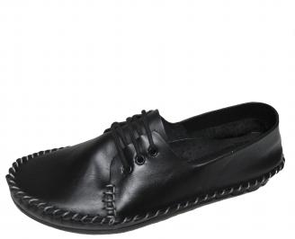 Дамски  обувки естествена кожа черни ABZY-21123