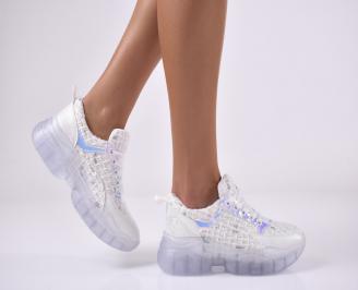 Дамски спортни обувки бели FTLO-1014164