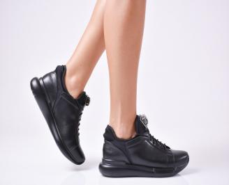 Дамски спортни обувки  еко кожа черни PGQY-1010128