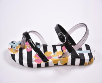 Детски  равни  сандали бели FIEG-27407
