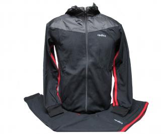 Детски спортен екип памук черен GEKF-22003