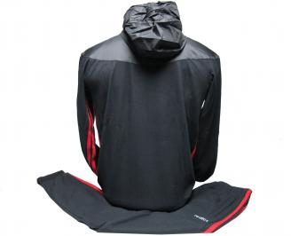 Детски спортен екип памук черен GEKF-22003
