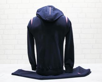 Детски спортен екип памук черен NDMB-25046