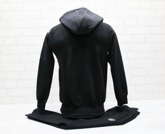 Детски спортен екип памук черен GGSZ-25047