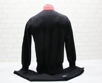Детски спортен екип памук черен ADAX-25050