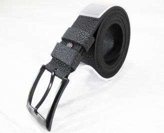 Мъжки колан черен естествена кожа CBSW-25278