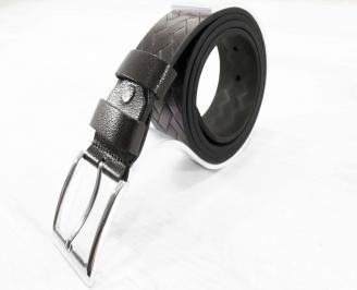 Мъжки колан кафяв естествена кожа PHXR-25281