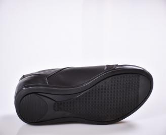 Мъжки обувки естествена кожа черни WRWH-23085