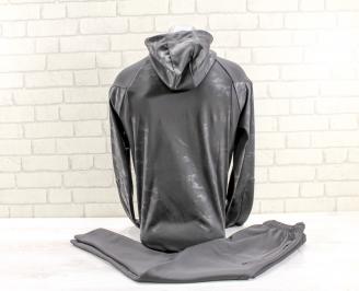 Мъжки спортен екип  черен QNCQ-26799