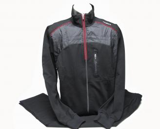 Мъжки спортен екип памук черен AZZT-21014