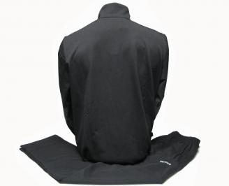 Мъжки спортен екип памук черен AZZT-21014