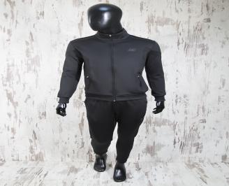 Мъжки спортен екип памук черен LXBB-23273