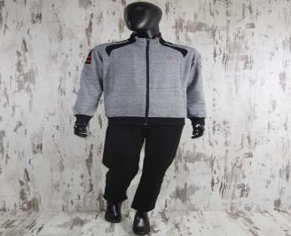 Мъжки спортен екип памук сив OPFJ-24575