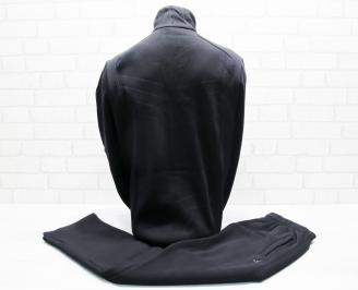 Мъжки спортен екип памук черен BBBA-25670