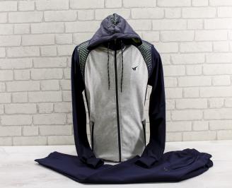 Мъжки спортен екип  сив IANL-26770
