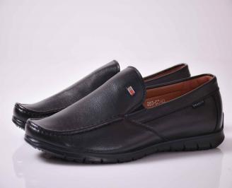 Мъжки спортно елегантни обувки черни  XFBQ-1015994